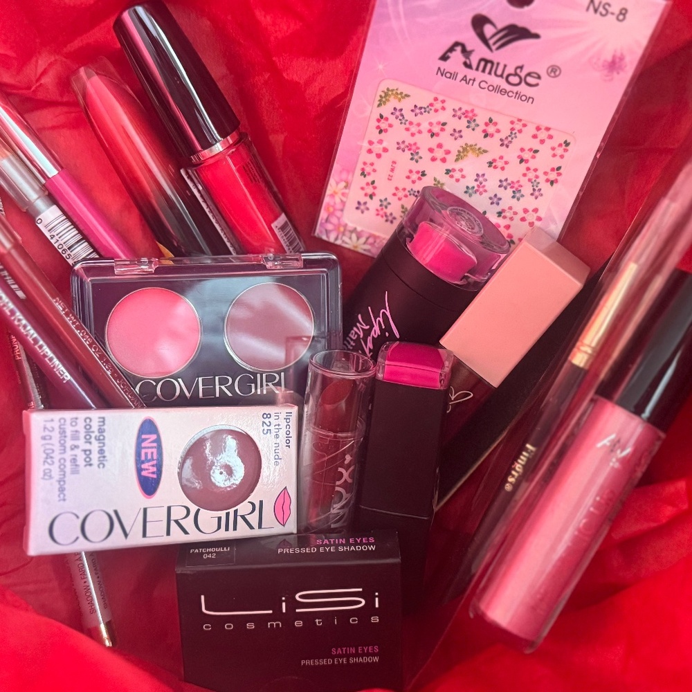 Makeup Surprise Box! Box as pictured. Mystery gift!!!! full sized, brand names